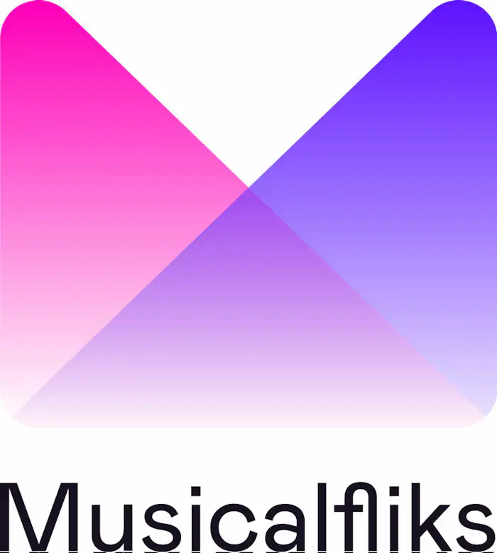 One Only Musicalfliks Logos Vertical Dark